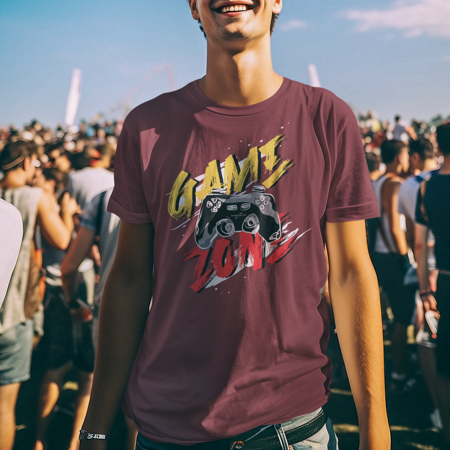 Game Zone T-Shirt - Maroon