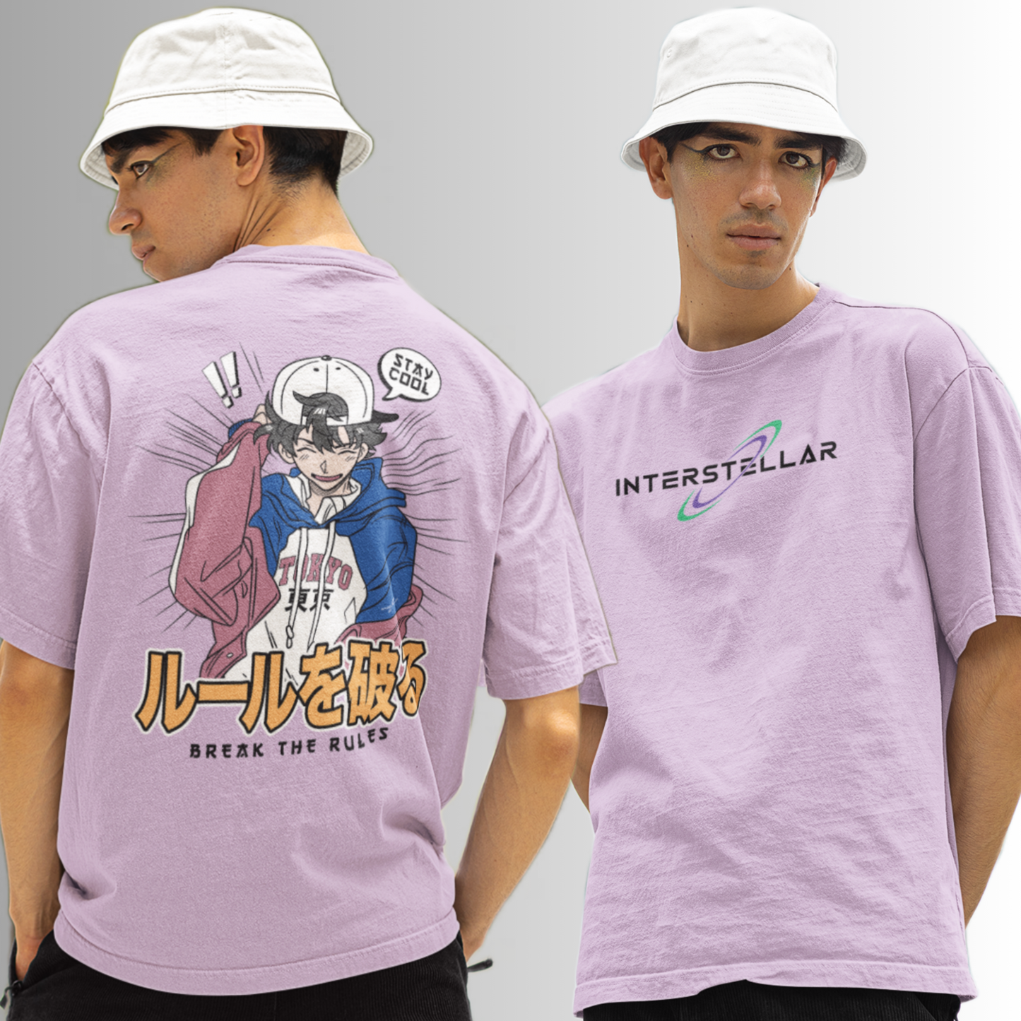 Anime Break the Rules Oversized T-Shirt