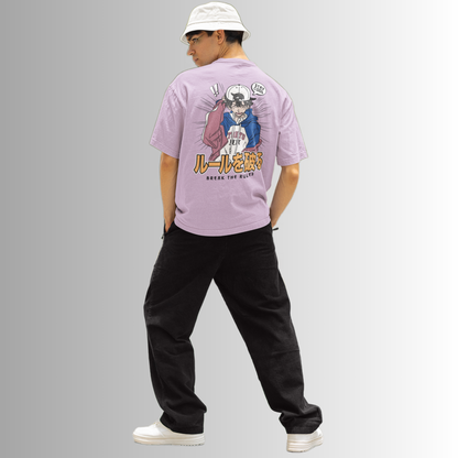 Anime Break the Rules Oversized T-Shirt