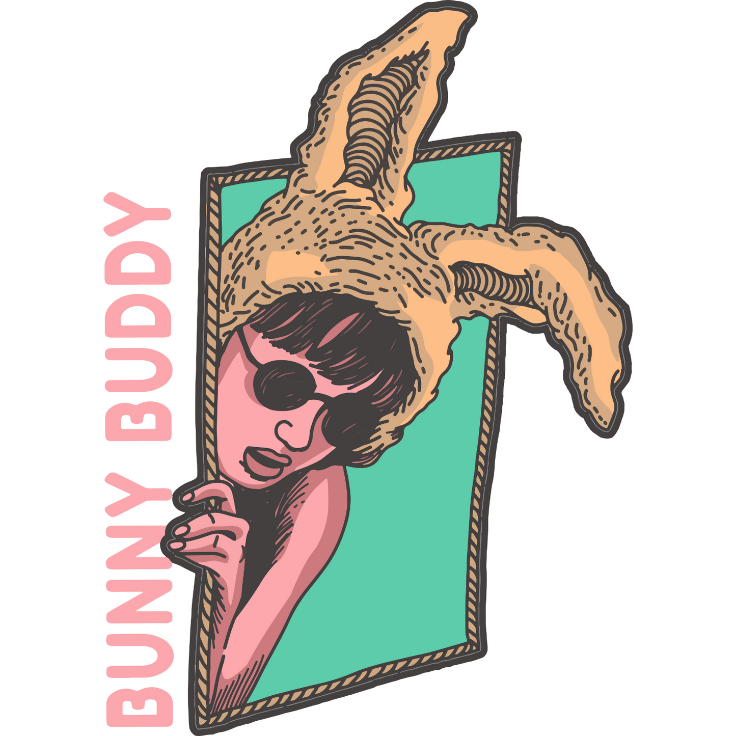 Bunny Buddy Oversized T-Shirt