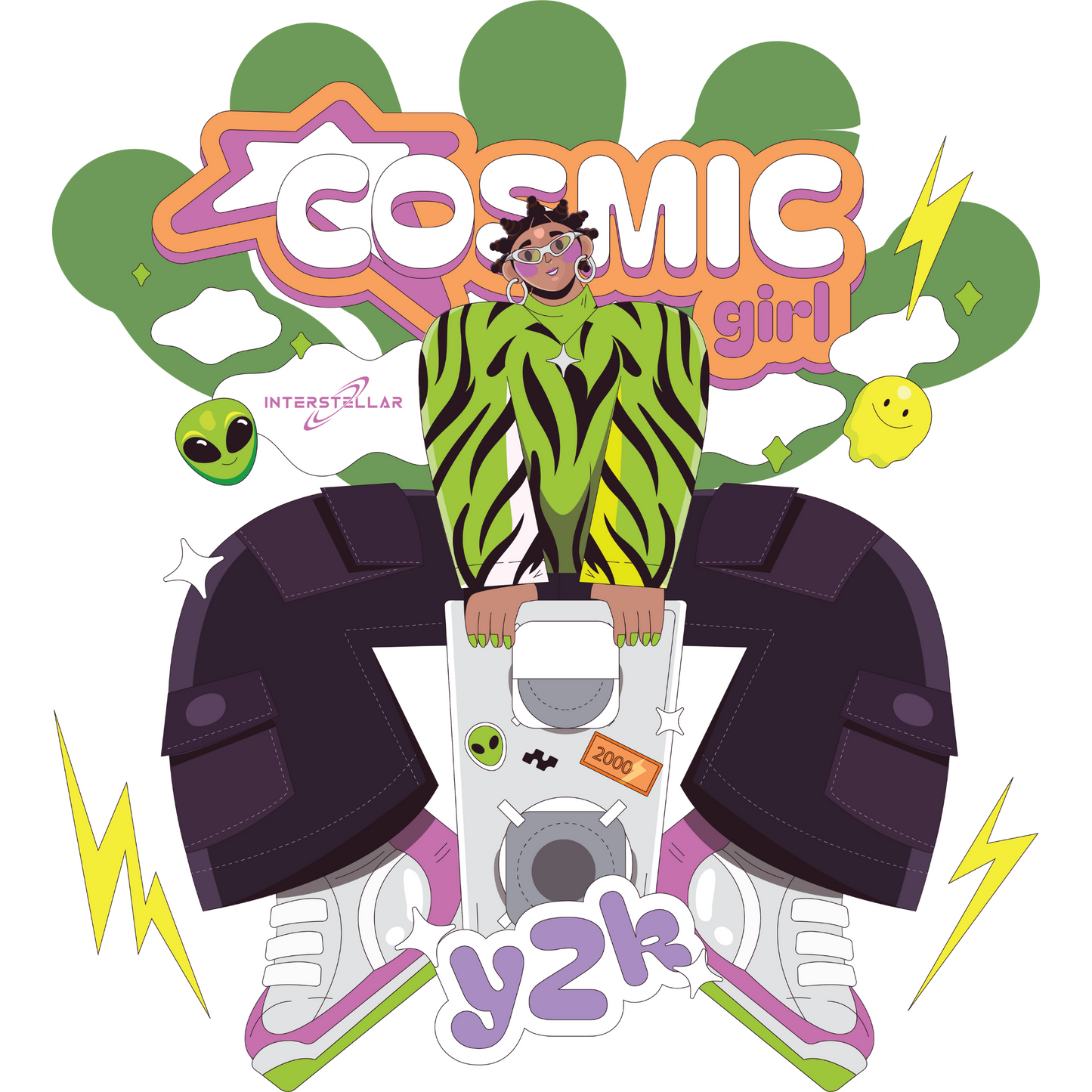 Cosmic Girl White T-Shirt