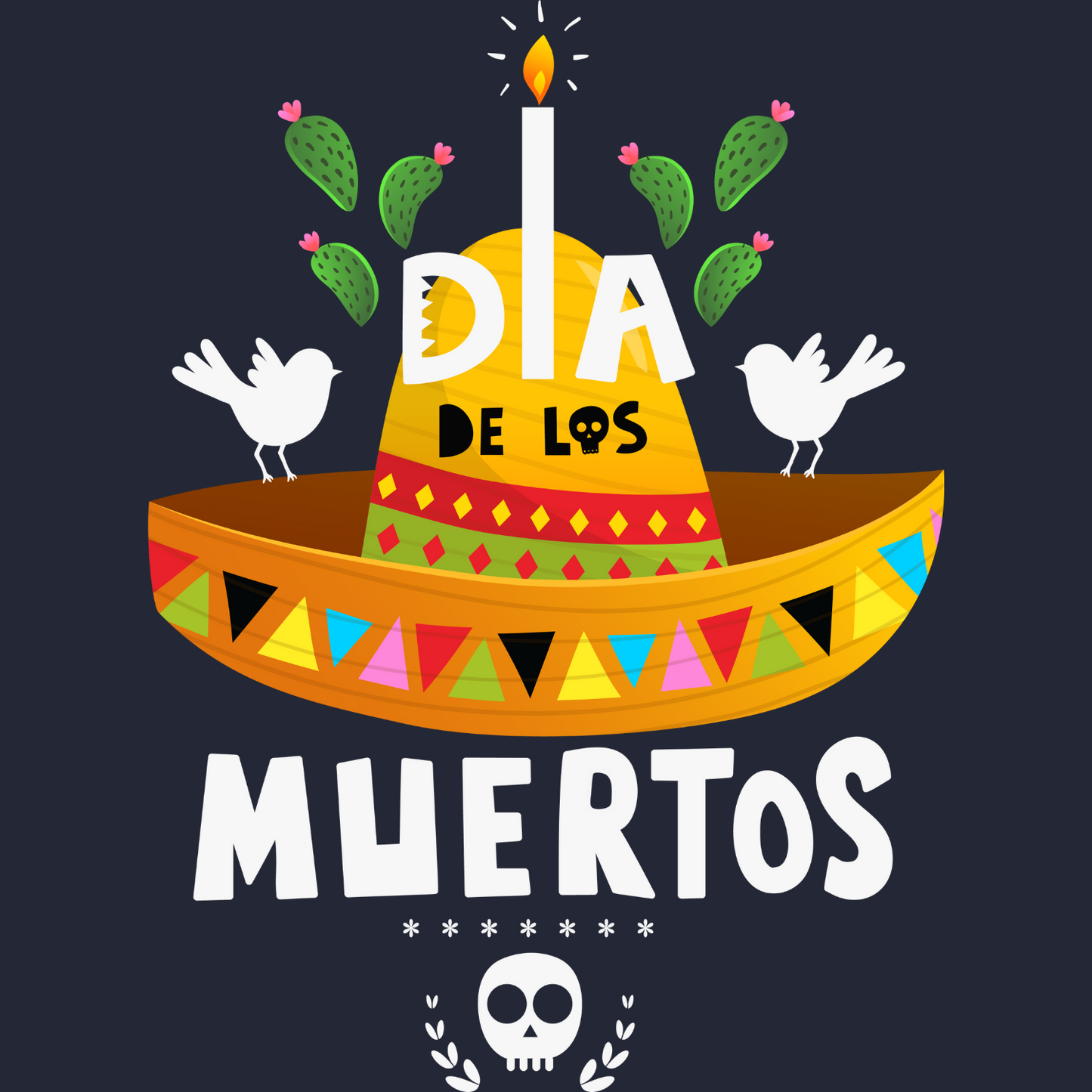 Spanish Dia De Los Meurtos T-Shirt