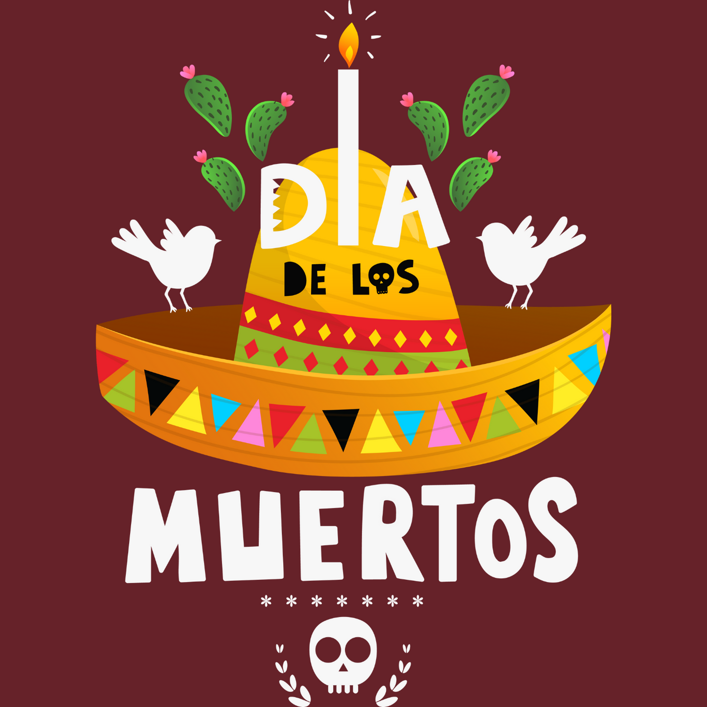 Spanish Dia De Los Meurtos T-Shirt