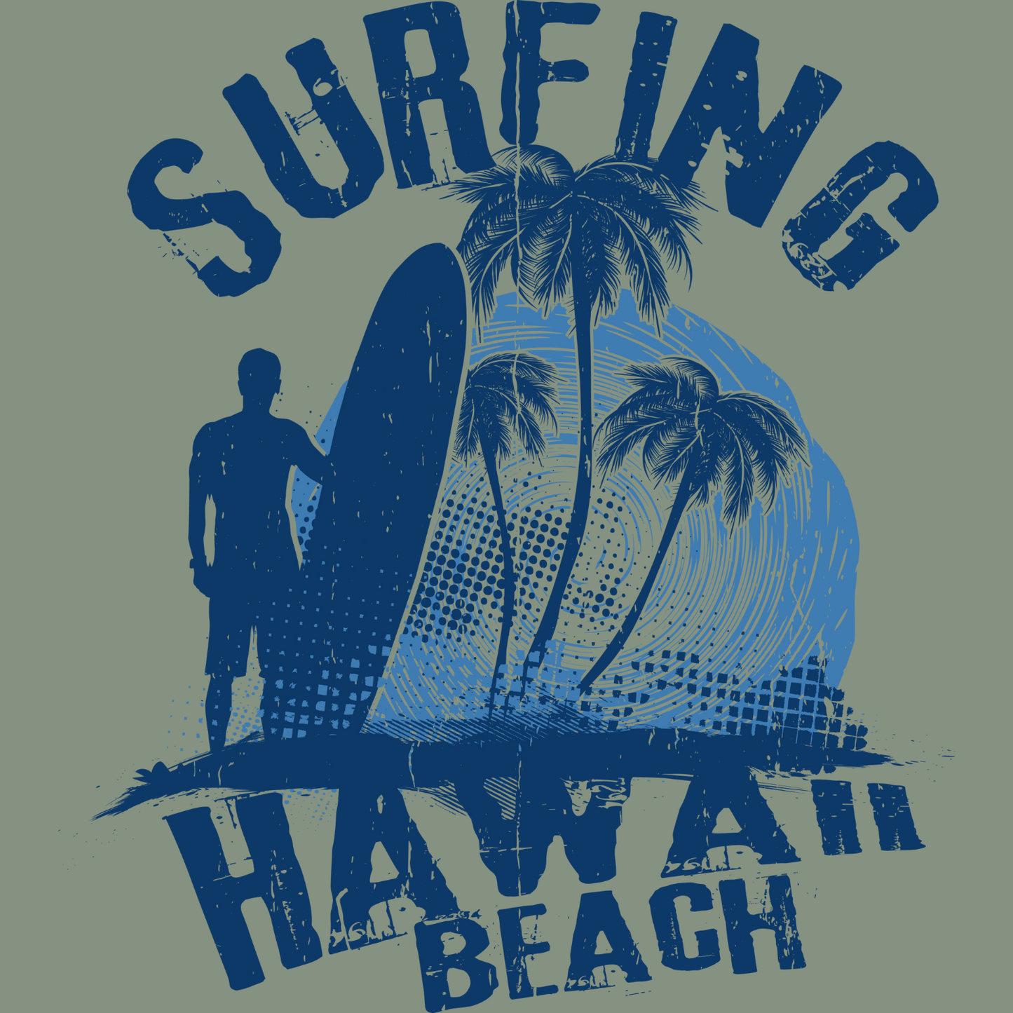 Hawaii Surfing T-Shirt