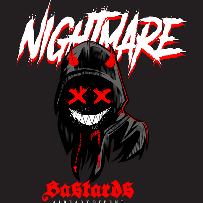 Nightmare Black Oversized T-Shirt