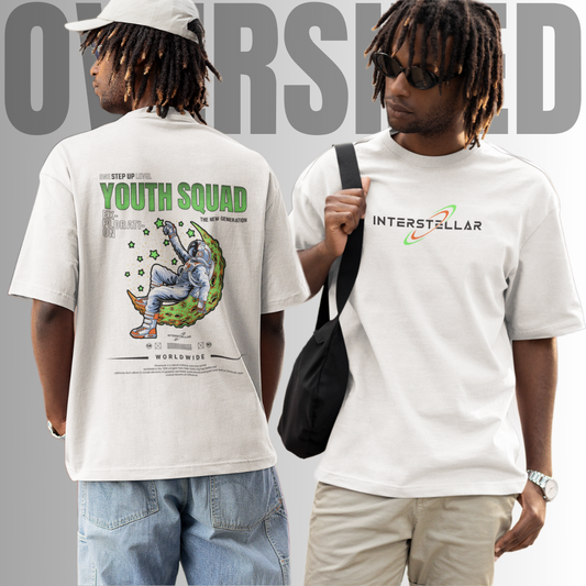 Youth Squad Oversized T-Shirt - White