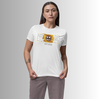 Sunflower White T-Shirt