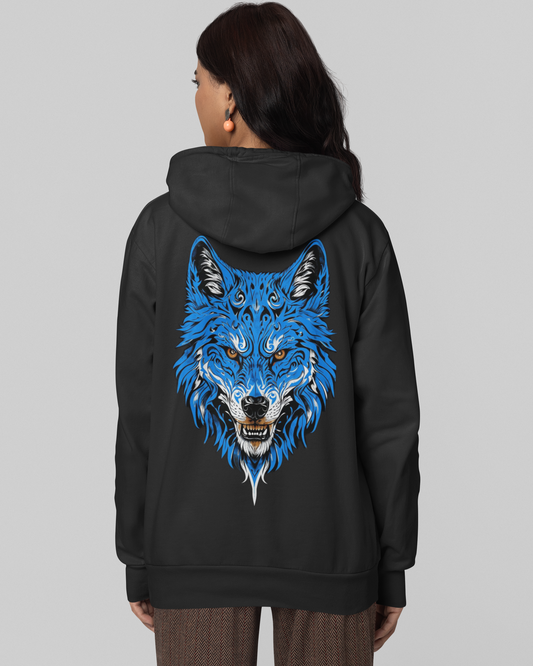 Blue Wolf Hoodie