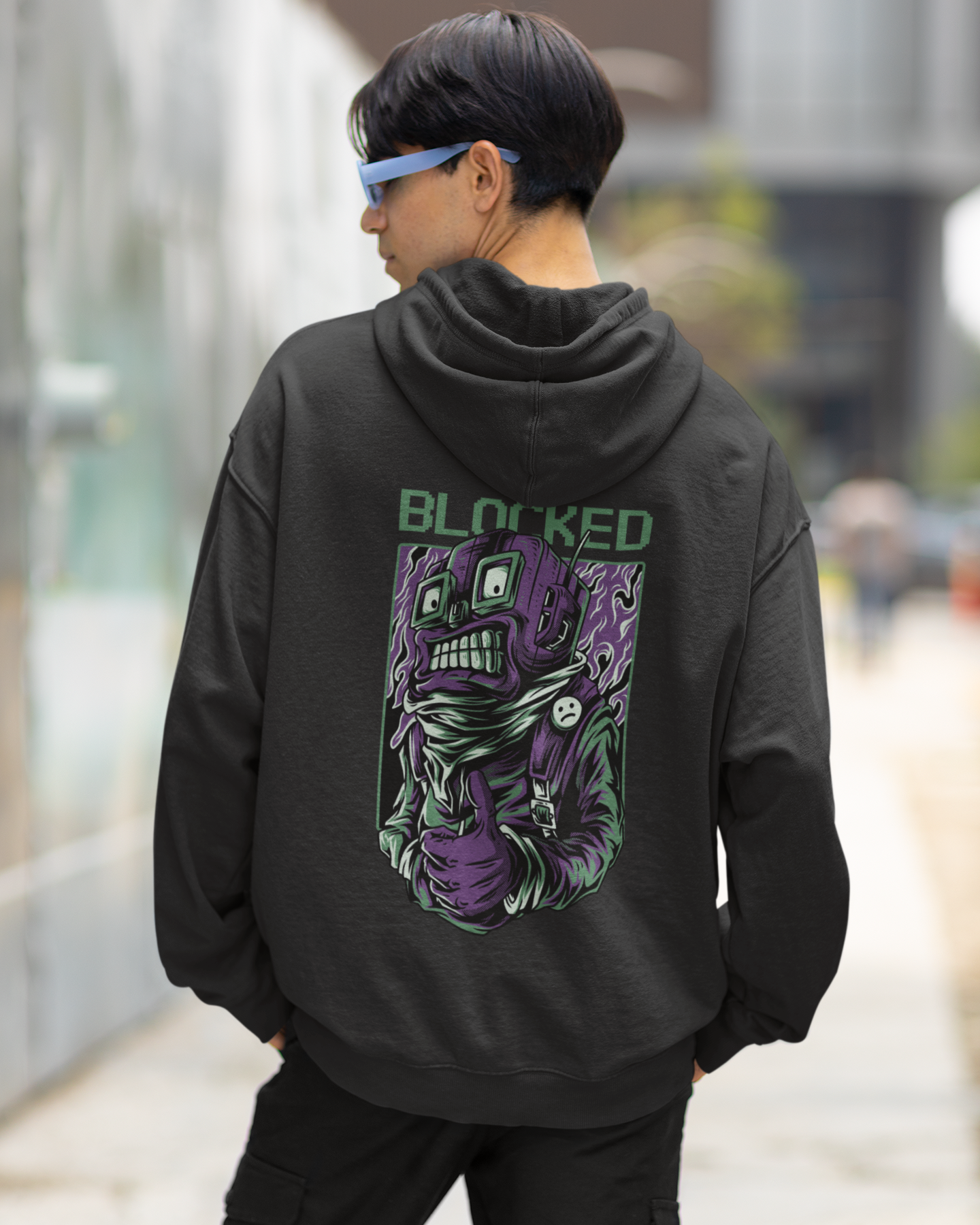 Blocked Hoodie