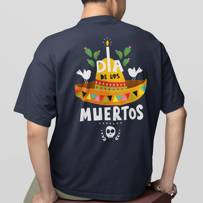 Spanish Dia De Los Muertos Oversized T-Shirt