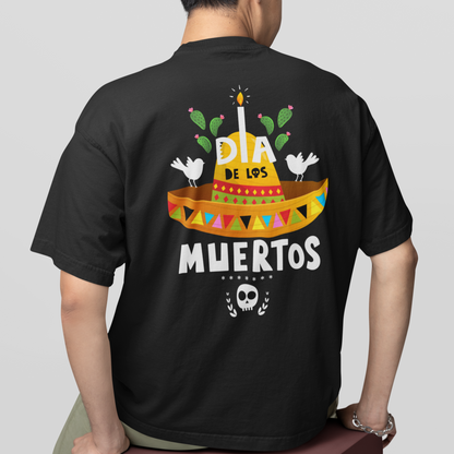 Spanish Dia De Los Muertos Oversized T-Shirt