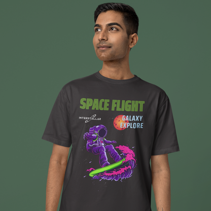 Space Flight T-Shirt - Black